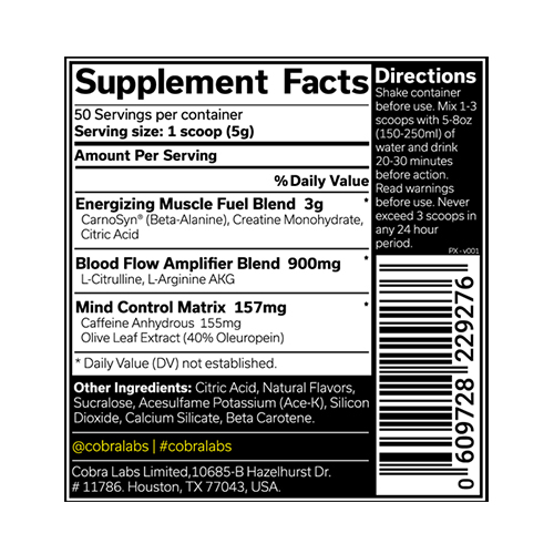 COBRA Labs The Curse - 50 Servings Best Price in UAE